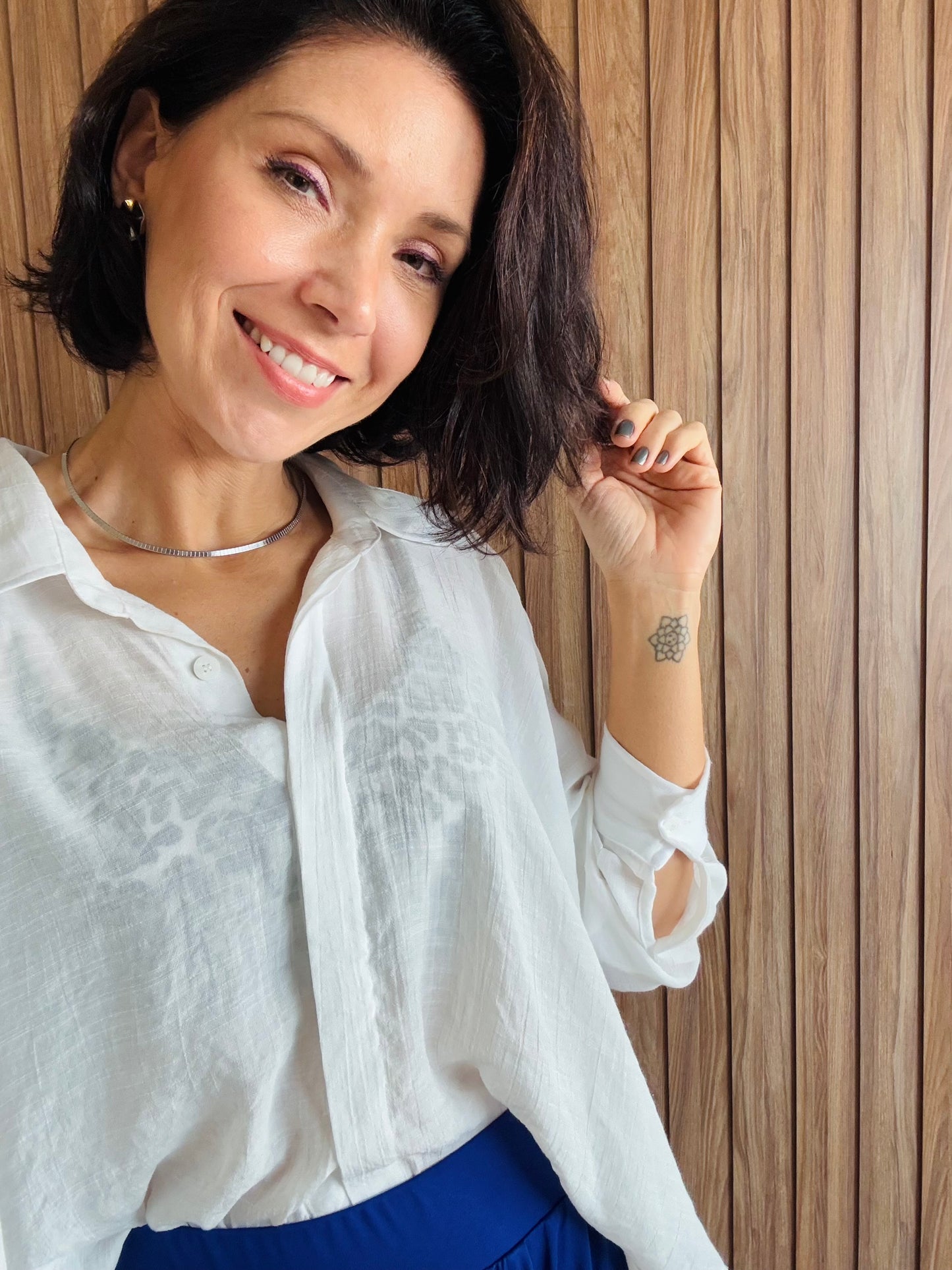 Camisa/Bata Off White