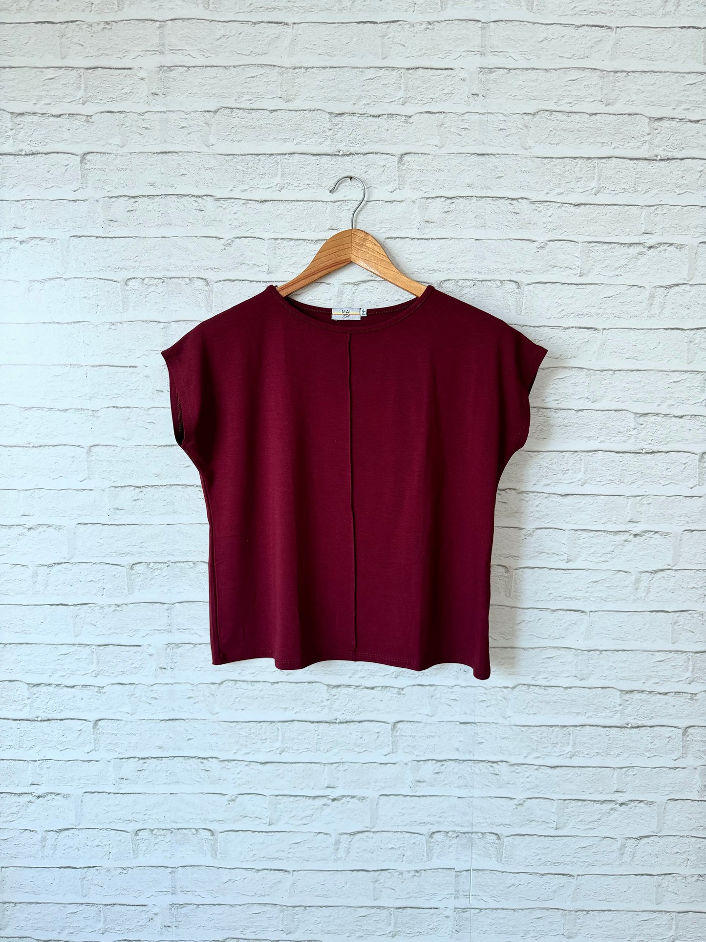 Blusa Básica Delícia em Viscolycra Vinho