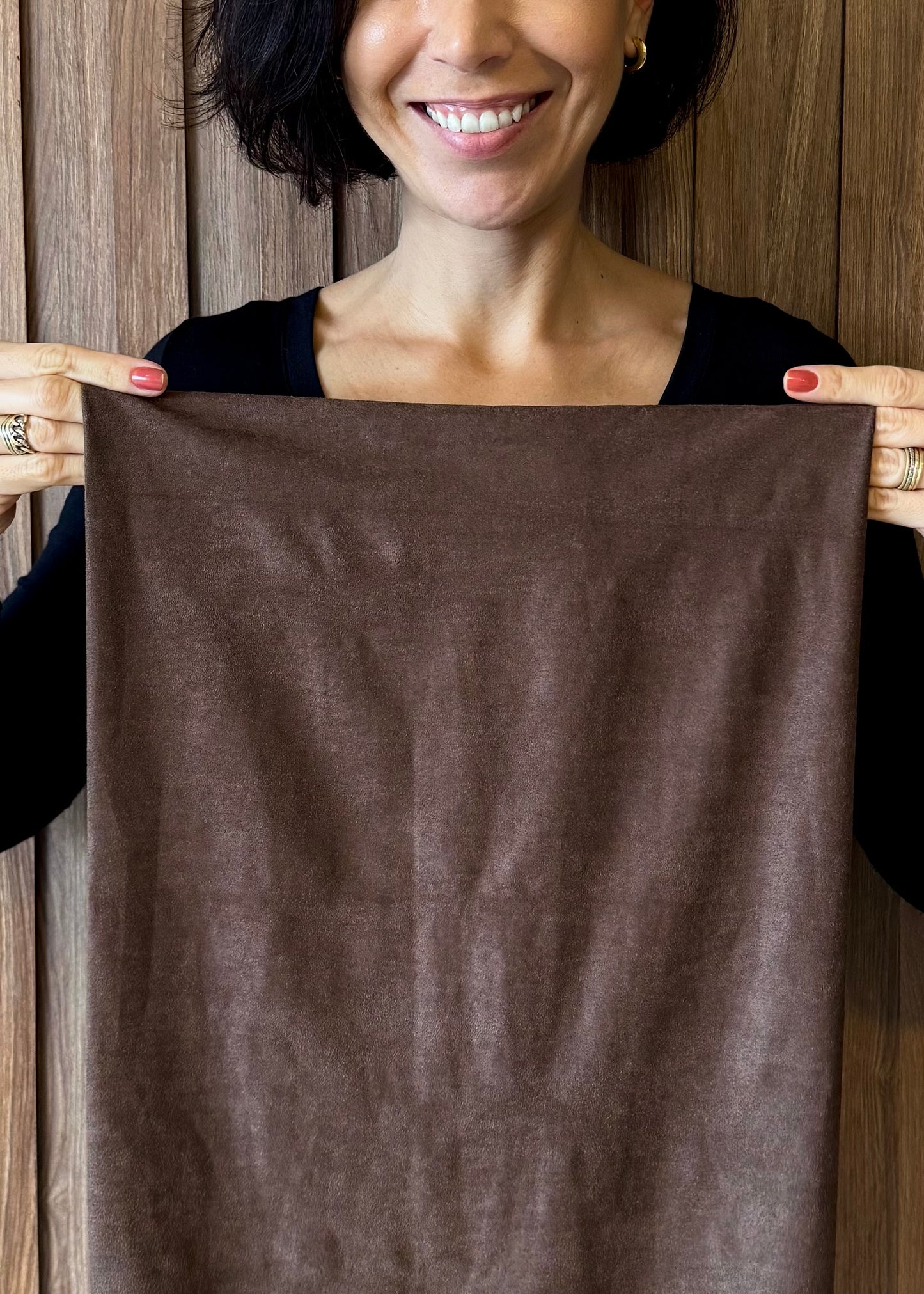 Gola em Suede Marrom