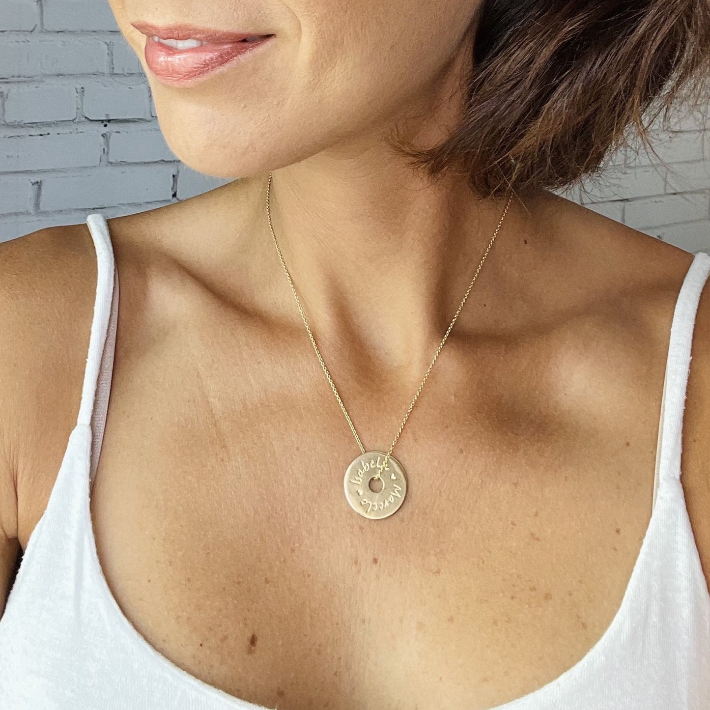 Corrente com Pingente Personalizado em PRATA 925 banhado a ouro18k