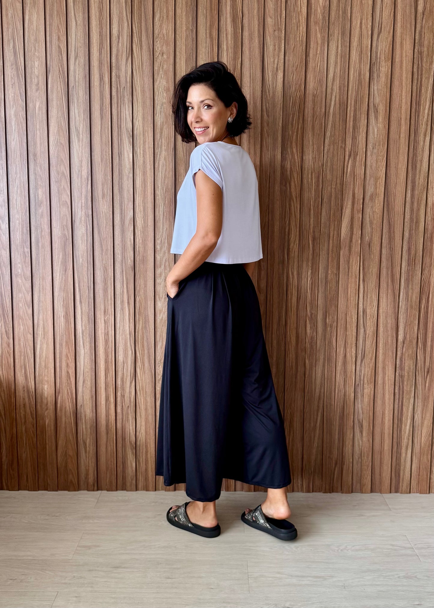 Blusa Delícia Cropped em Viscolycra Branca