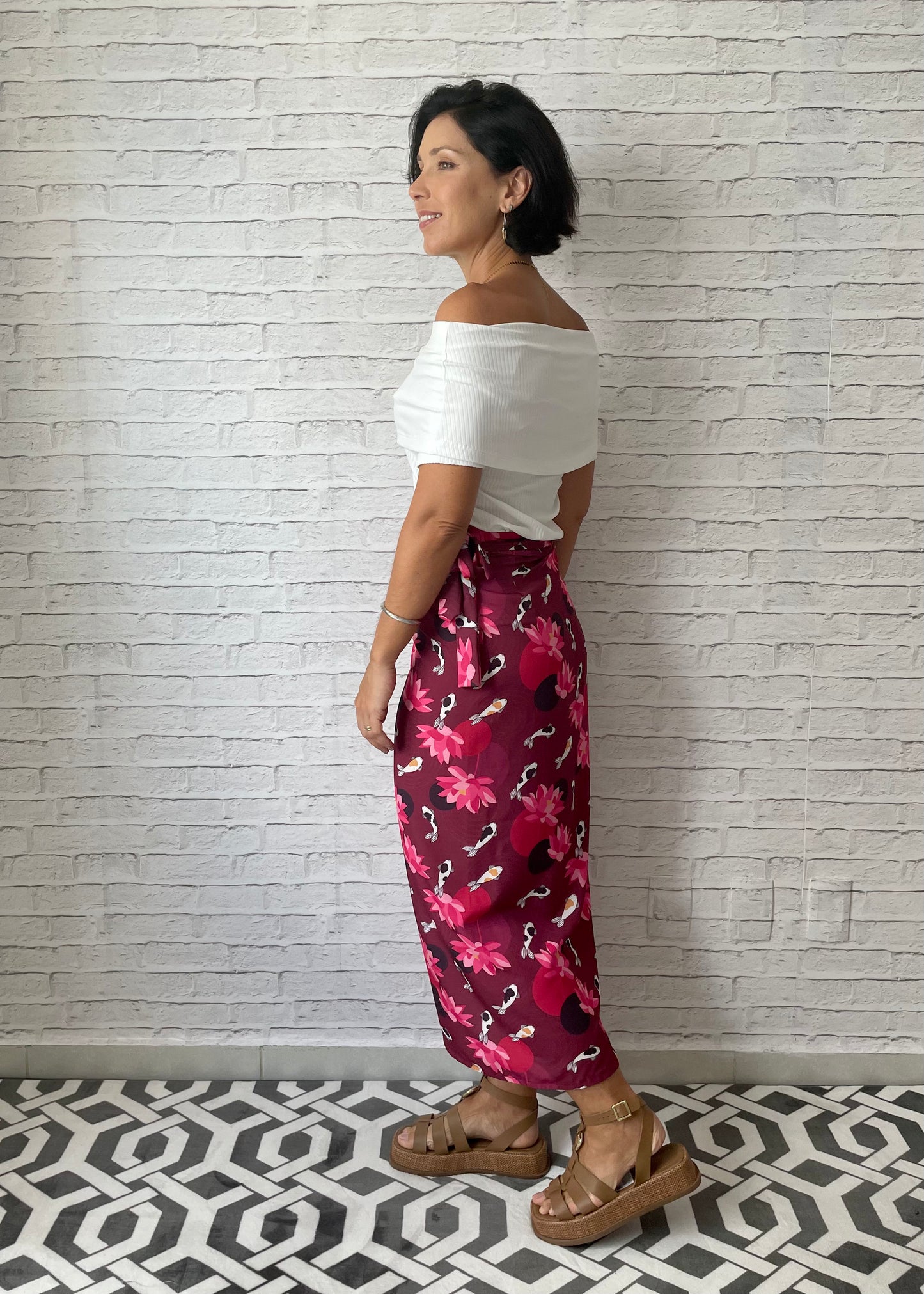 Blusa com Gola Ombro a Ombro - Branca