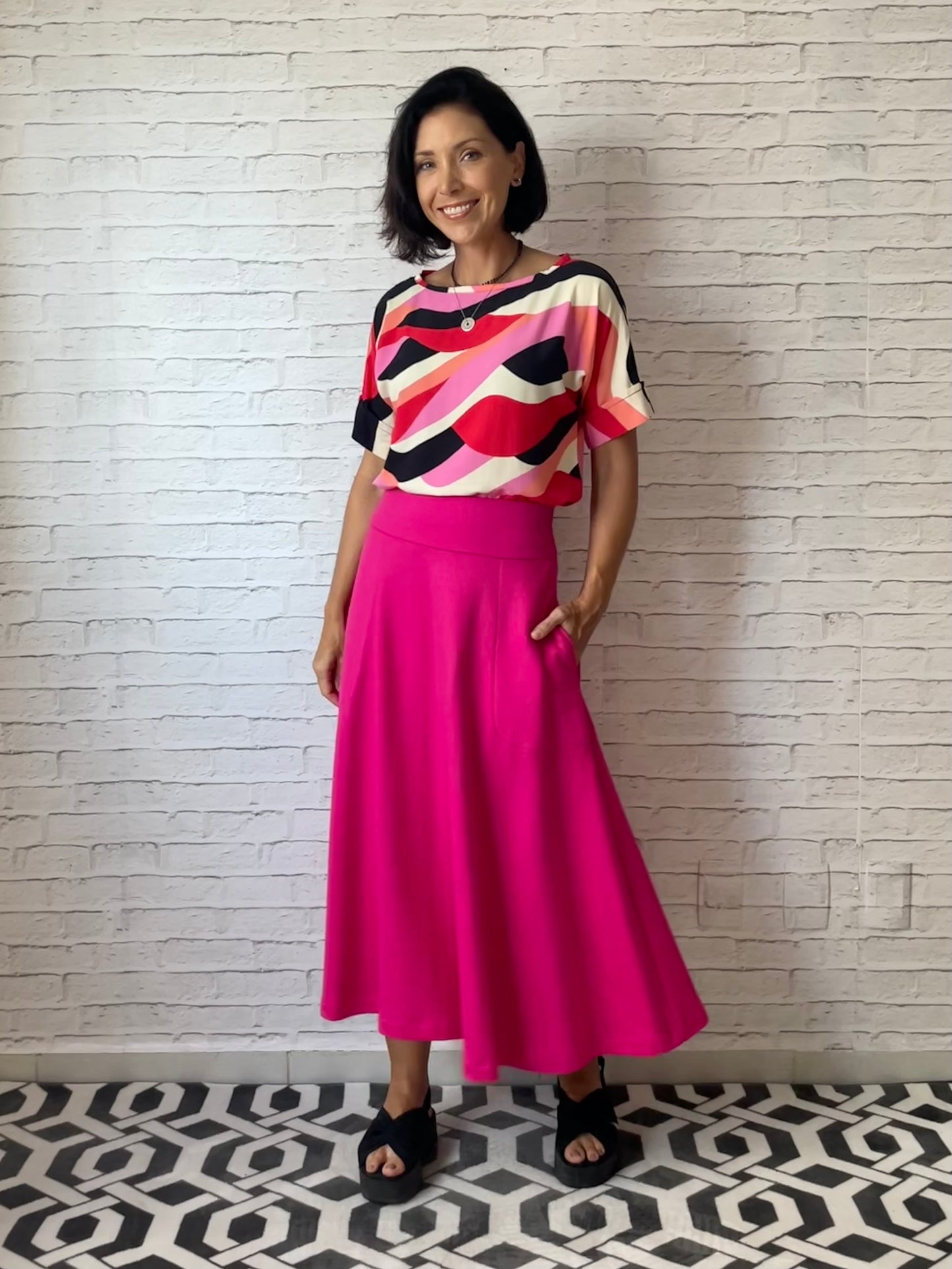 Blusa Social Ondas Quentes