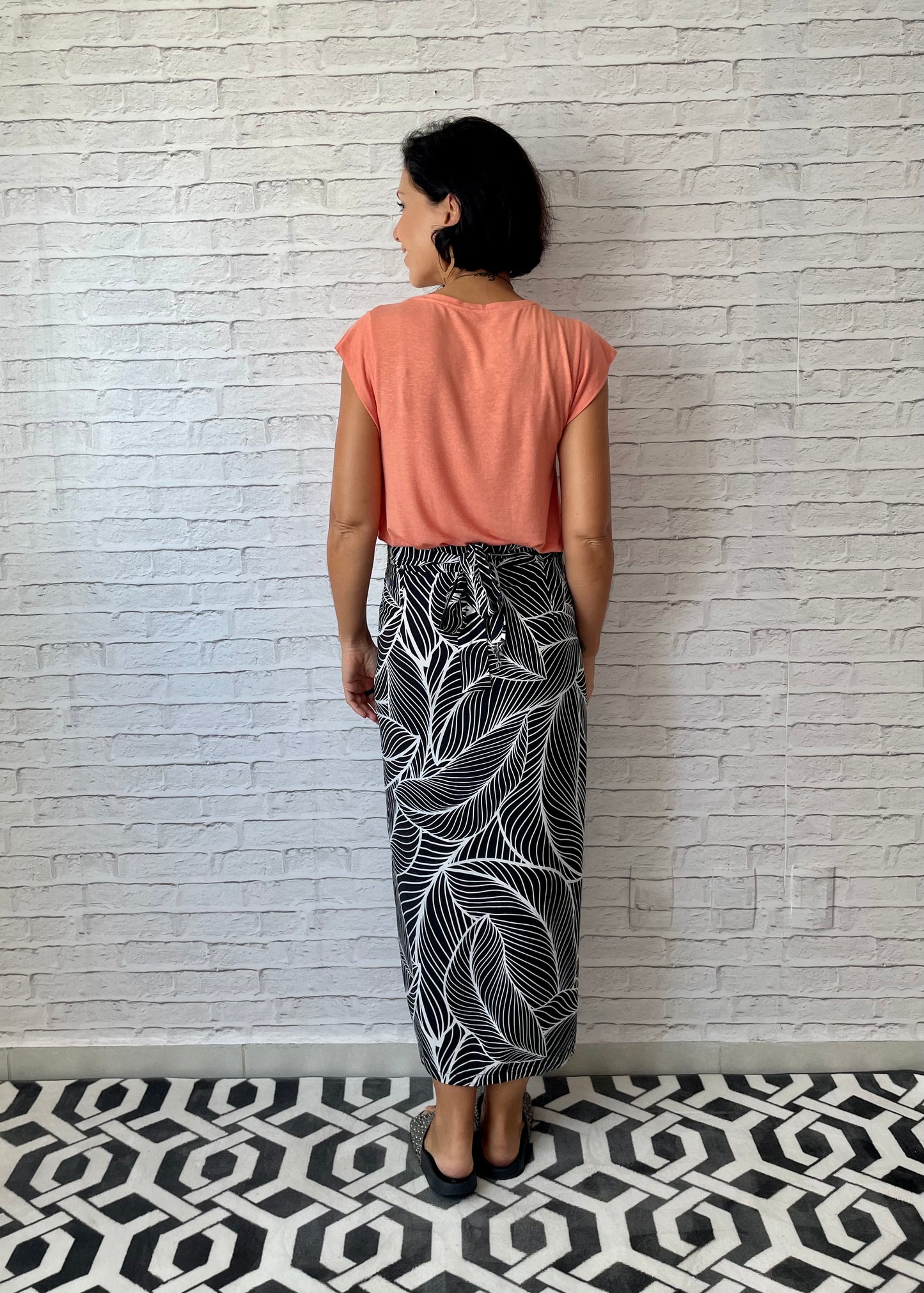 T-shirt Manga Japonesa Coral