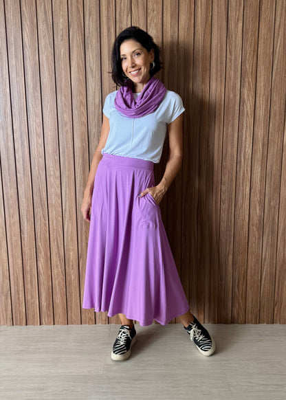 Gola em Suede Lavanda