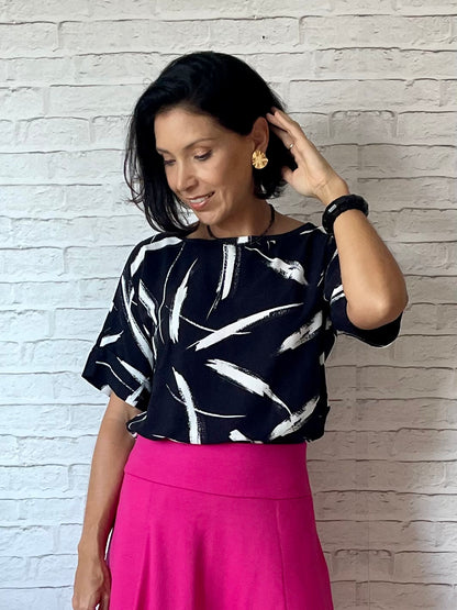 Blusa Social Pinceladas PB