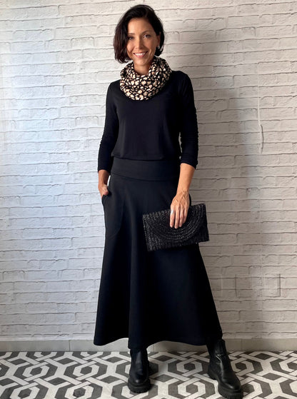 Gola em Viscose Estampada - Oncinha