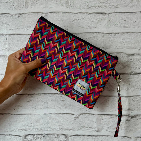 Clutch Chevron Colorida