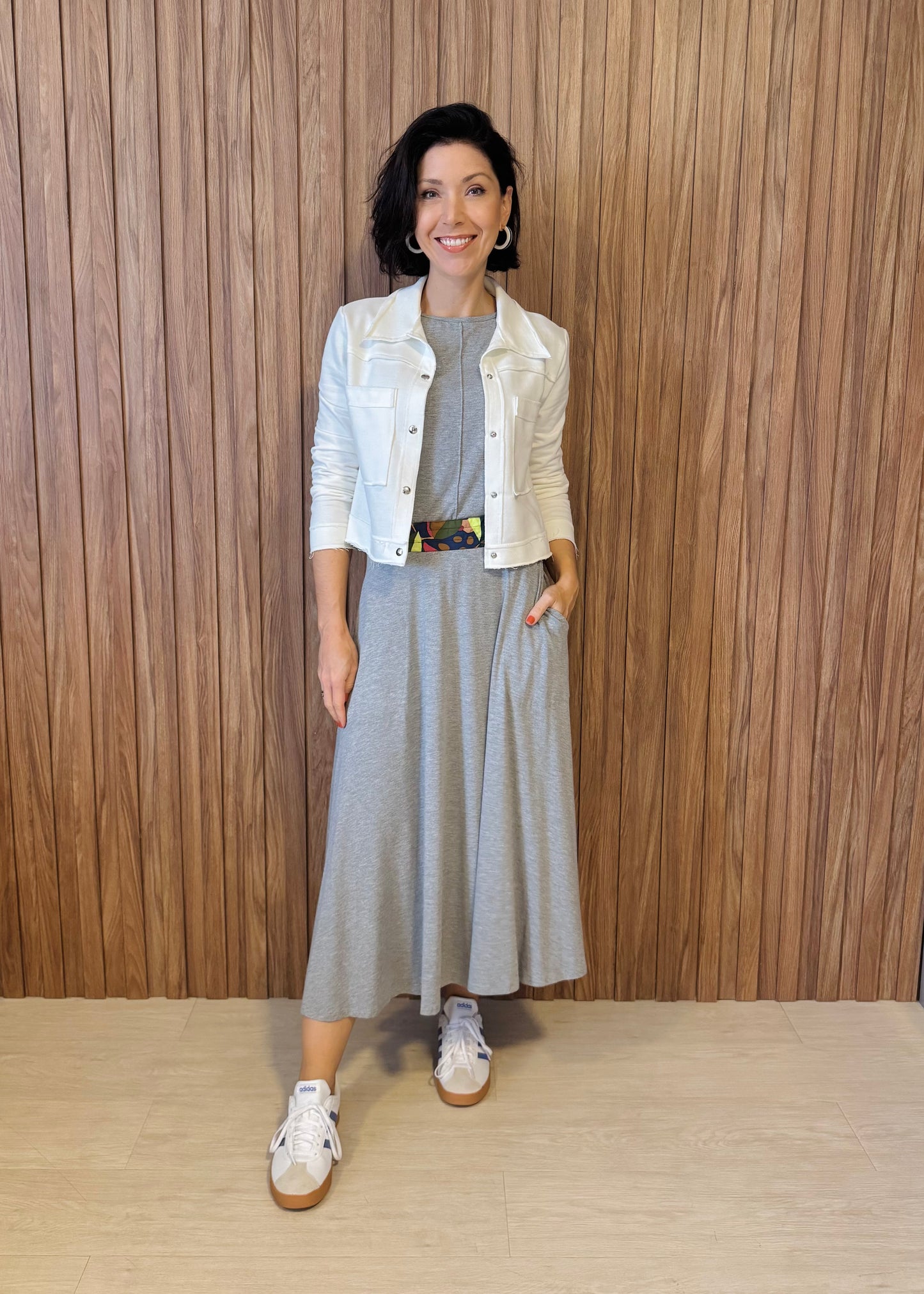 Blusa Básica Delícia em Viscolycra (Cinza Mescla)