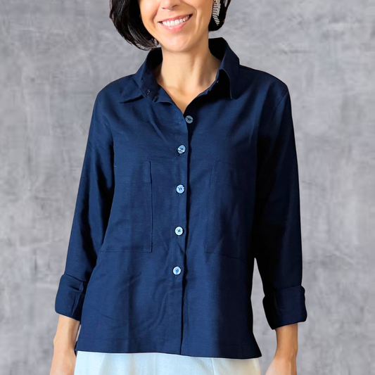 Camisa Essência Azul Marinho