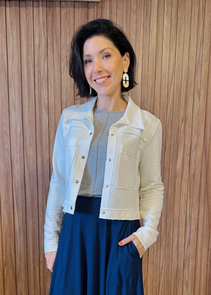 Blusa Básica Delícia em Viscolycra (Cinza Mescla)