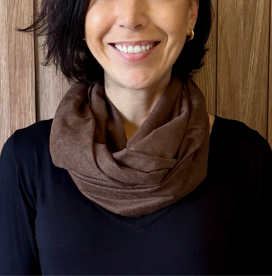 Gola em Suede Marrom