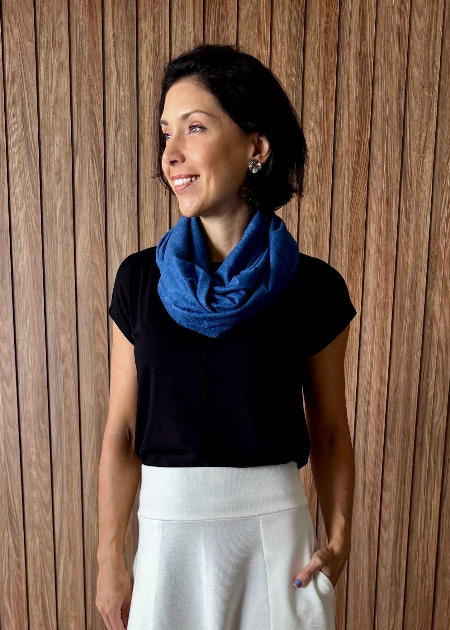 Gola em Suede Azul Royal