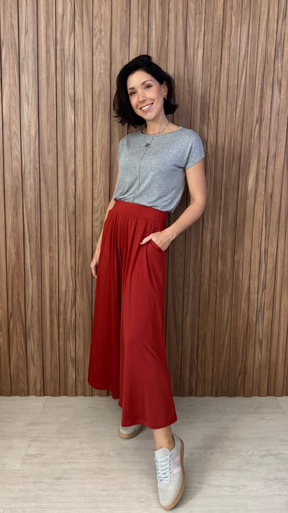 Blusa Básica Delícia em Viscolycra (Cinza Mescla)