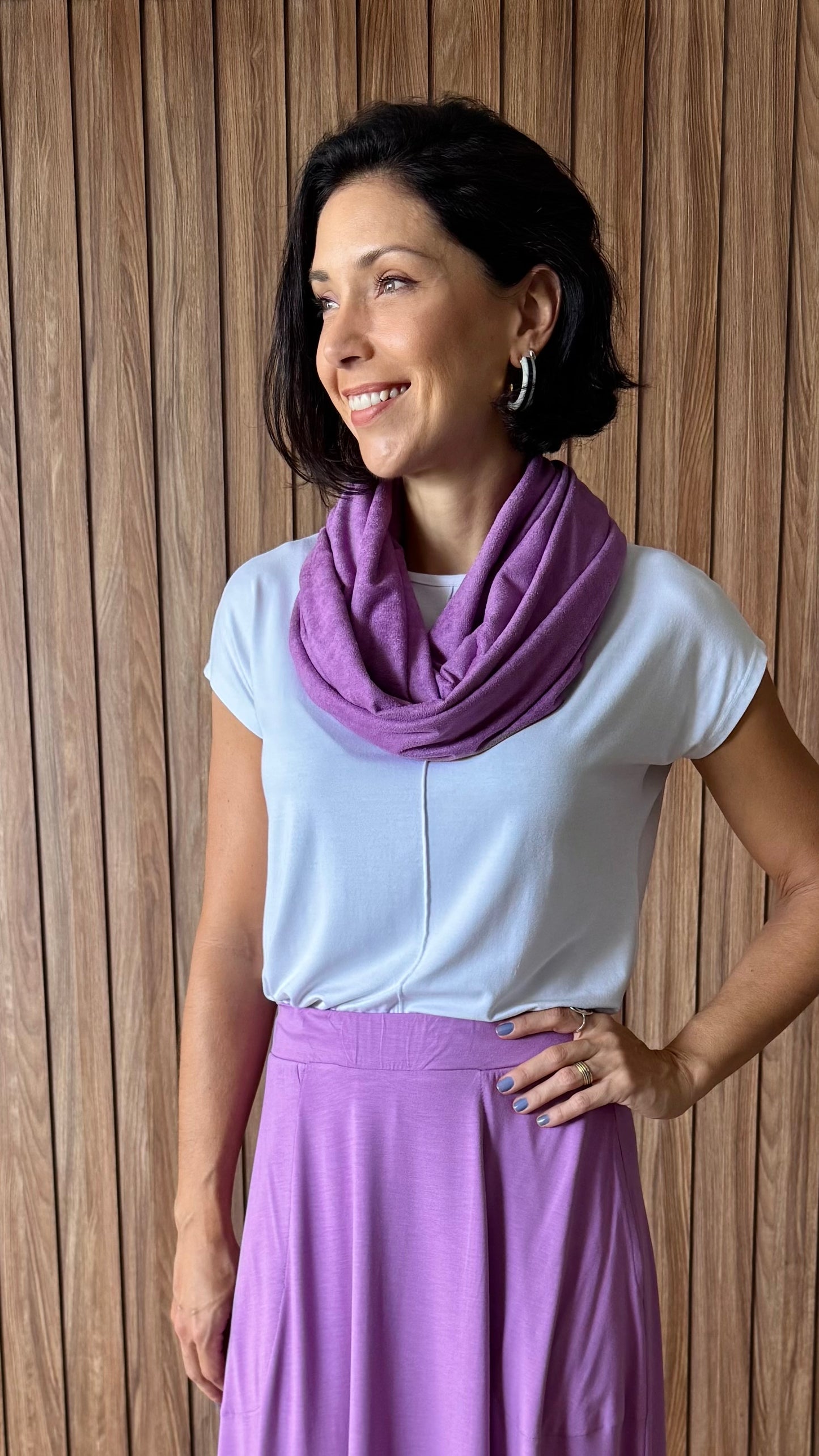 Gola em Suede Lavanda