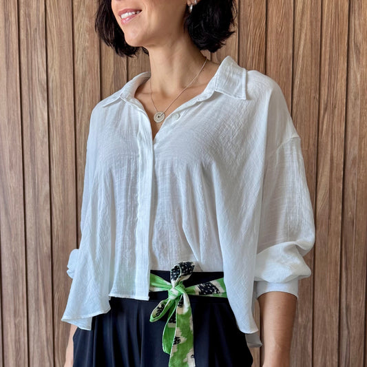 Camisa/Bata Off White