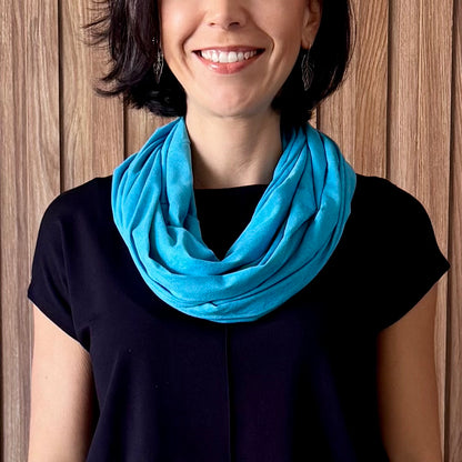 Gola em Suede Azul Riviera