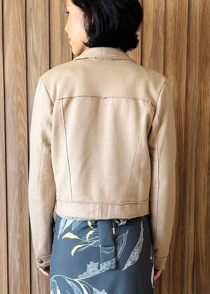 Jaqueta Caqui + Saia Viscolycra + Blusa Delicia Branca - Maira da Mai Style