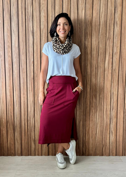 Blusa Básica Delícia em Viscolycra Branca - Maira da Mai Style